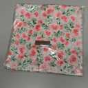 Lionheart Glory Floral Dog Bandana - Spring Summer Washable Soft Scarf, Square Adjustable for Medium Large Dogs (1 Pack) (Red Roses)