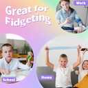 Fidget Toy Stress Cube 4 Pack, Cube Squishies Anxiety Stress Relief with Thick Substance,Fidgets for Classroom,Stress Balls for Adults Kids Children Teens