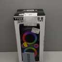 Karaoke Machine with 2 Wireless Microphones, Portable PA System Big Bluetooth Speaker with LED Lights, Remote Control Support Bass/Treble Adjustment, TF Card/USB, REC for Adult Kids Home Party