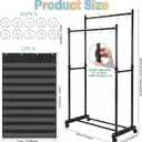 13 Pcs Adjustable Pocket Chart Stand,Double Anchor Chart Holder