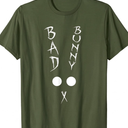 Bad X Bunny Shirt Size L Green