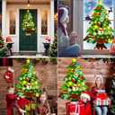 Felt Christmas Tree for Toddlers, 3.2ft My First Christmas Tree for Kids, 34 Ornaments Wall Hanging DIY Xmas Decorationse with String Light