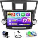 [Upgrade HiFi] Car Radio for Toyota Highlander 2008-2013, [2G+64G] 10.1 Inch Android 13 Touch Screen for Highlander Headunit Radio with Wireless Carplay/Android Auto, Bluettoth, GPS
