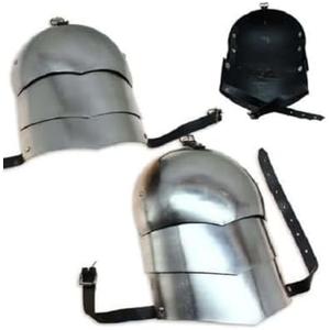Medieval Pauldron Set Pair Plate Armor Carbon Steel Real Adult Size