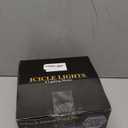 132ft Icicle Lights for Outside - 1280 LED Warm White Twinkle Lights with 240 Drops, 8 Modes Plug in Waterproof Timer Memory. Cannot be Extended. The Plug is in the Middle (66ft+66ft)