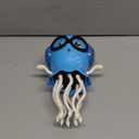 Dancing Jellydancer Kids Toy, Crawling Jellydancer Tummy Time Toy for Boy 3-6 Girls 6-12, Fidget Toy Magic Dancing Loud Music Toys for 3 4 5 6 7 8 Year Old Kids Birthday Easter Gifts (Blue)