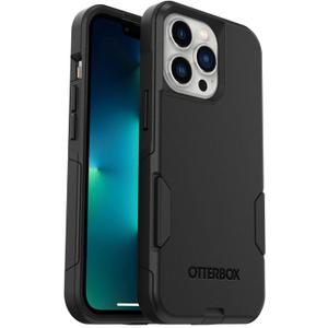 OtterBox iPhone 13 Pro (ONLY) Commuter Series Case - Black, Slim & Tough, Pocket-Friendly, with Port Protection