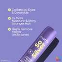 Matrix So Silver Purple Conditioner - Removes Brassy Yellow Undertones, Color Depositing & Toning, Pigmented Conditioner For Blondes and Greys, Vegan
