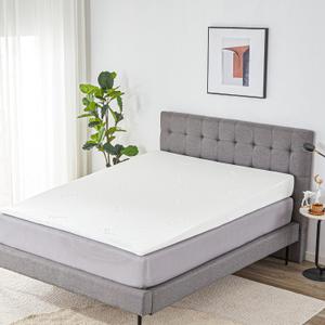 Wedge Mattress Elevator 7-Inch Inclined Mattress Topper for Acid Reflux, GERD, Neck & Back Pain, Snoring, Under Bed Wedge Mattress with Washable Cover & Non-Slip Bottom for Bedroom, Queen