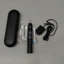 Philips Sonicare ProtectiveClean 5300 Rechargeable Electric Toothbrush, with Pressure Sensor, 3 Cleaning Modes, SmarTimer and QuadPacer, with 2 Bonus Brush Heads, Travel Case, Black, Model HX6423/34