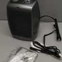 Lasko Portable Indoor Electric Ceramic Space Heater with TipOver Safety Switch, Overheat Protection and Thermostat, 2 Speeds, Safe for Home, 9.2 Inches, Dark Gray, 1500W, 754201