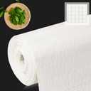 Shelf Liner for Kitchen Cabinets and Drawers, 24" x 120" White