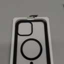 Miracase Magnetic for iPhone 13 Pro Max Case 6.7 inch, (Compatible with MagSafe) Upgrade Full-Body Clear Phone Bumper Case with Built-in 9H Tempered Glass Screen Protector, Magnetic Classic Black