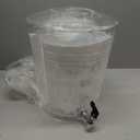 CreativeWare 3 Gallon Beverage Dispenser With Ice Cylinder And Fruit Infuser