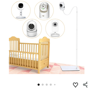 Baby Monitor Floor Stand Mount Compatible with HelloBabyHB6550/HB65/HB40/HB6339/ANMEATE SM24, Baby Ganibs, Bonoch, for Infant Optics Dxr-8 PRO, Nanit Pro Flex Stand, And Camera with 1/4" Threaded Hole