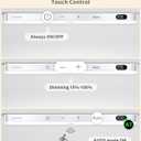 WILLED Motion Sensor Light Indoor, Battery Display, 60 LED Touch Light Bar, Under Cabinet Lights Rechargeable, Battery Operated Closet Light Wireless, Stick on Under Counter Lights for Kitchen(4 Pack)
