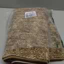 REFETONE Indoor Doormat, Front Door Mat 32"x40" Absorbent Rubber Backing Non Slip Back Door Mats, Washable Low-Profile Inside Floor Mat Door Rugs for Entryway, Resist Dirt Mud Mat for Dogs, Coffee