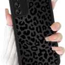 Cute Cheetah Print Phone Case for Samsung Galaxy S23 5G Case 6.1", Aesthetic Luxury Black Leopard Pattern Design Cover Shockproof Soft TPU Full Camera Lens Protective Funda for Women Girls
