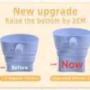 New Upgraded Flour Funnel for Kitchen Aid Mixer, (Red, 1 Pcs)