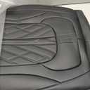 IKABEVEM Seat Covers Fit for Dodge RAM 1500 2002-2024 2025 2026: Compatible with RAM 1500 2500 3500 Car Seat Cover Truck Pickup Crew Double Quad Cab (Curved Bench, Front Seat, Black)