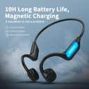 Bone Conduction Headphones - Open Ear Headphones Wireless Bluetooth Sports Earphones, IPX5 Waterproof Running Headphones Headset for Workout