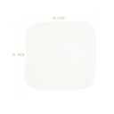 Lion bear 10 Pack Reusable Colored Organics Baby Washcloths, Soft Absorbent Organic Cotton Washable Saliva Towel Face Wipes, Newborn Bath Face Towel, Natural Baby Wipes for Sensitive Skin (White)