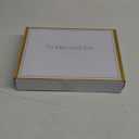 pickpiff Necklace Holder Stand with Ceramic Base: 12" Jewelry Tree Display Organizer for Necklaces, Bracelets, Rings, Earrings, Tall Gold Stand for Women, Aesthetic Room Dcor, Gold and White (6.7" base)