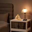 Dog Dad Gifts for Men, Cute Figurines Statue,Unique Mini Shelf Decor for The Home,Room,Bathroom,Office,Lovely Decorations for Dogs Lover (Gold)