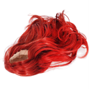 Doll Wig, Lifelike Scalp Design Silk like Wigs Bright Color and Optimal Curls Synthetic Doll Hair Wefts Comfortable Touch 1/6 Ball Jointed Doll Hair (Red)