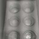 Clear Chunky Glass Lip Votive Candle Holders Tealight Votive Cups for Wedding Proposal, Spa, Aromatherapy, Meditation, 6 Counts by Shxstore