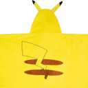 Pokemon Pikachu Bath and Beach Soft Cotton Terry Hooded Towel Wrap, 24" x 50", (Officially Licensed Product) by Franco