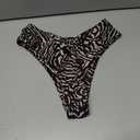 geluboao Women's Bikini Bottom Sexy V Cut High Cut Swimsuit High Waisted Bathing Suit Bottoms (Medium, Leopard)