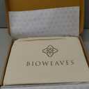 BIOWEAVES 100% Organic Cotton Sheets, 300 Thread Count 3-Piece GOTS Certified Bed Sheet Set Fits Mattress Upto 17" Deep Pocket, Soft & Silky Sateen Weave (Twin, Basil)