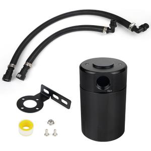 BHB Oil Catch Can Compatible with Chevy Silverado 2019-2022 & GMC Sierra 1500/Tahoe/Suburban/Yukon 2021-2022 3oz Oil Separator