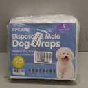 XPCARE 50 Count Disposable Male Dog Diapers, Male Dog Wraps,Super Absorbent Leak-Proof Fit (Small)