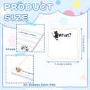 ZCPTZ 9 Pcs Funny Notepads 3" x 3" Self-adhesive Note Pads Fun Memo for Work Office School Home Supplies - 450 Sheets Reusable Cute Sticky Notes