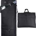 66'' Tri-fold Extra Long Dress Garment Bag, Premium & Breathable Tear-resistant Hanging Suit Cover for Travel and Storage