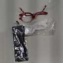 2 Pack Makeup Reading Glasses for Women Flip Down Cosmetic Readers Make Up Eyeglasses Spring Hinge +2.5