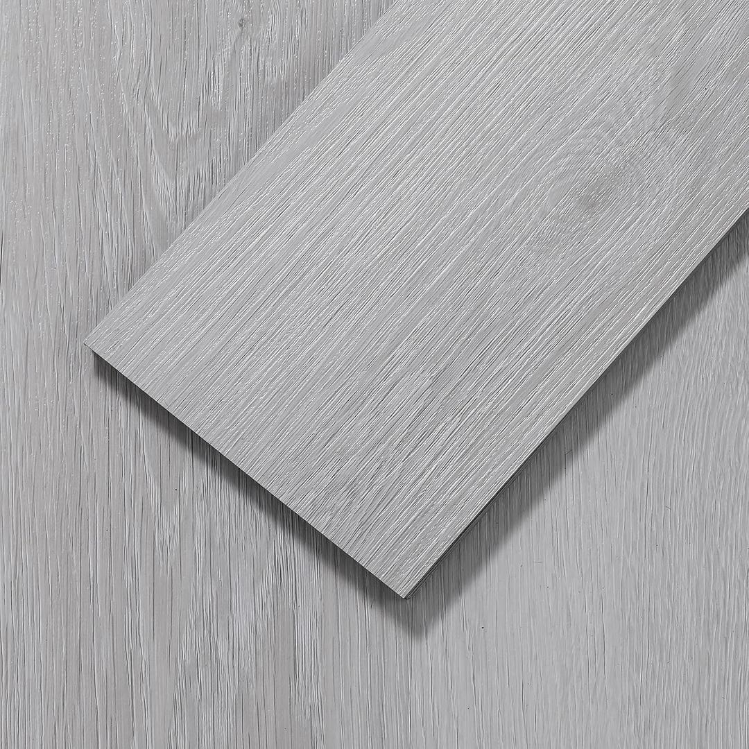 Peel and Stick Floor Tile, 36-Pack 36"x 6" Beige Wood Grain Sticky Tiles, Waterproof Vinyl Flooring Cover 54 sq. ft, DIY Luxury Vinyl Plank Flooring for Bedroom, Living Room, Kitchen