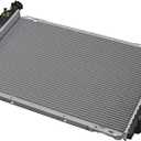TRQ Radiator Assembly Aluminum Core Compatible with 85-96 Ford Bronco F-150 F-250 97 F-250 HD 85-97 F-350 CU1453 FO3010135