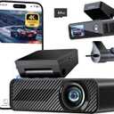 Pelsee P1 Duo 4K Dash Cam Front and Rear, 64GB SD Card, 4K+1080P Dual Dash Camera for Cars, Wi-Fi & App Control, 1.5’’IPS Display Car Camera, Voice Control, Night Vision, 24H Parking Mode, G-Sensor