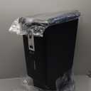 simplehuman 40 Liter / 10.6 Gallon Slim Kitchen Step Trash Can With Secure Slide Lock, Black Plastic