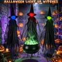 Halloween Witches Outdoor, 4.2 FT Set of 3 Witches Holding Hands