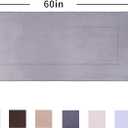 Soft Hallway Runner Rug,Washable Floor Rugs, Non Slip Memory Foam Rug,Super Water Absorption, Suitable for Bathroom Mat, Entrance,Kitchen, Living Room Decor(2x5ft Grey)