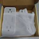 TESSAN Flat Plug Extension Cord 5 FT, Surge Protector Power Strip with 4 AC Outlets 1 USB C and 2 USB A Ports, 900 Joules Protection, 1250W, Multiple Wall Outlet Extender Suitable for Home Office Dorm