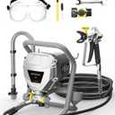 MaXpray M1 Airless Paint Sprayer, Highly Efficient Thinning-Free Minimal Overspray for Up to 10 Gallon DIY Painting Projects Home Interior & House Exterior, Comes with Sprayer Accessories