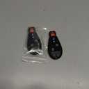 X AUTOHAUX 2pcs 433Mhz Keyless Entry Remote Car Key Fob for Jeep Grand Cherokee 2008-2010 for Commander 2008 2009 2010 5 Buttons with Door Key M3N5WY783X