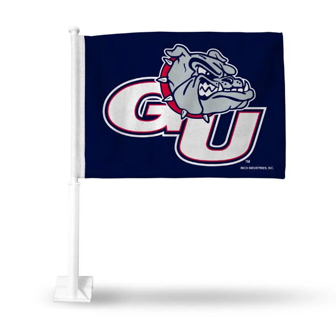Gonzaga University Bulldogs 11X14 Window Mount 2-Sided Car Flag