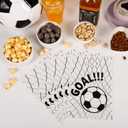 CELSOL 50 Pcs Soccer Goodie Bags – Reusable Football Party Favor Bags for Team Celebrations, Kids Birthday, Candy Snacks & Gifts – Sports Theme Treat Bags for Game Day Decorations, Standard Gift Bag Size