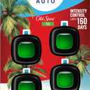 Febreze Odour-Fighting Auto Air Freshener, Car Vent Clip, Old Spice Fiji, 4ct